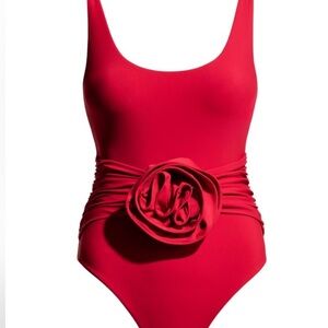 Magda Butrym Red One Piece Swimsuit